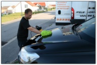 mécanicien, nettoyage, automobile, carrosserie, lustrage, polisch